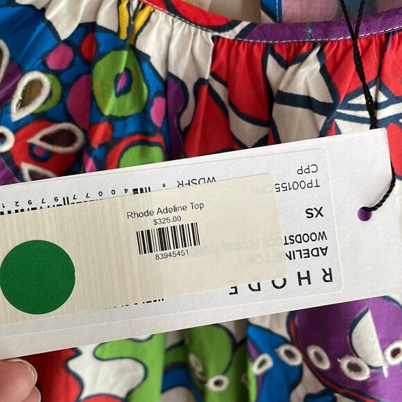 Rhode Adeline Top Woodstock Floral Rainbow - Picture 8 of 14